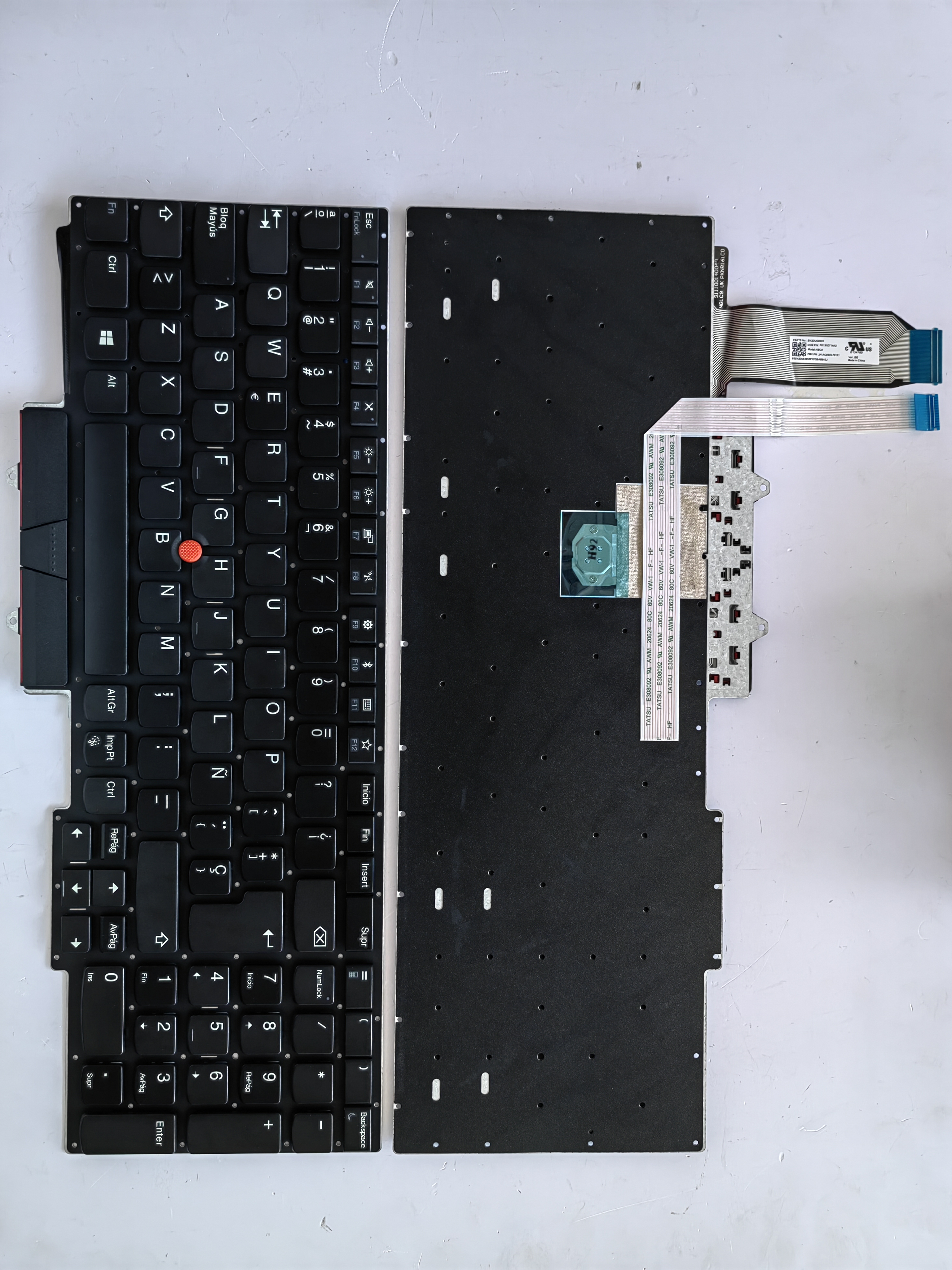 Picture of New Replacement Laptop Keyboard For IBM E15 Generation/E15 GEN1 BLACK With Point (OEM) SP Layout